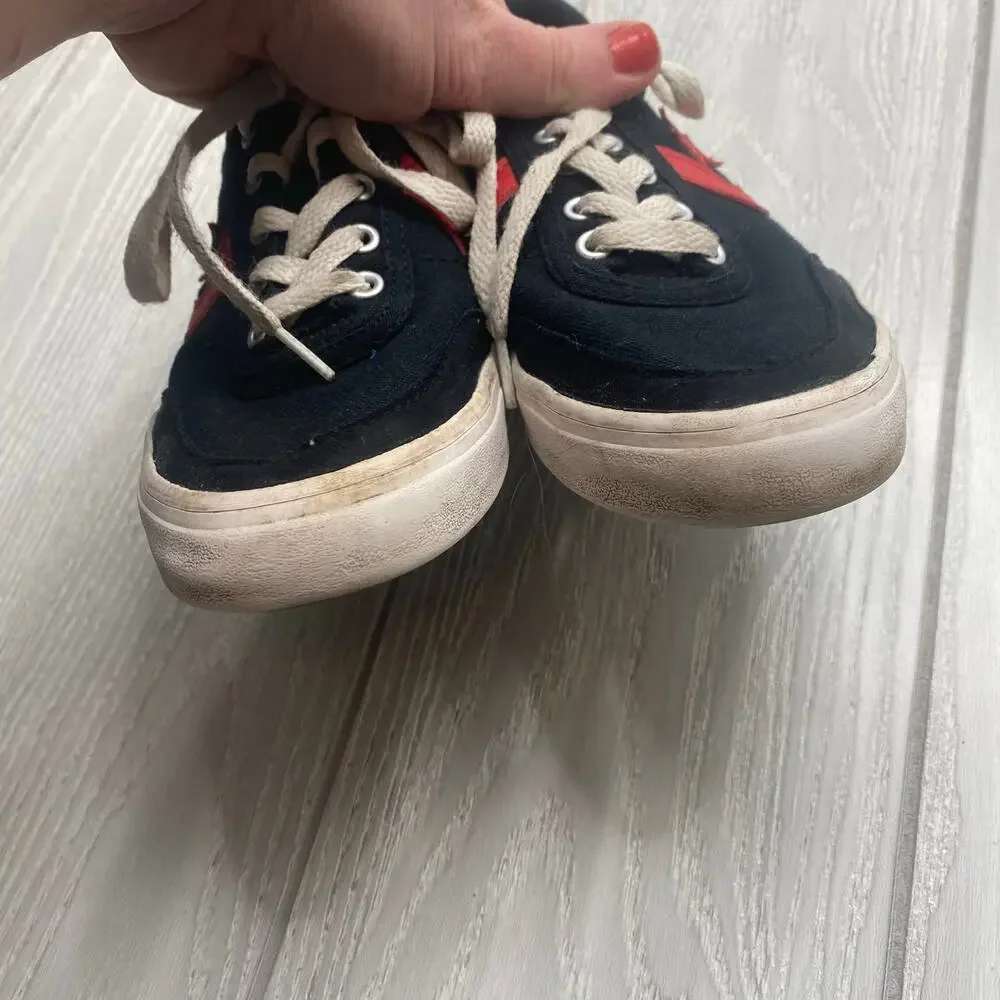 Converse Black & Red One Star Low-Top Sneakers Youth Size 1.5 Y